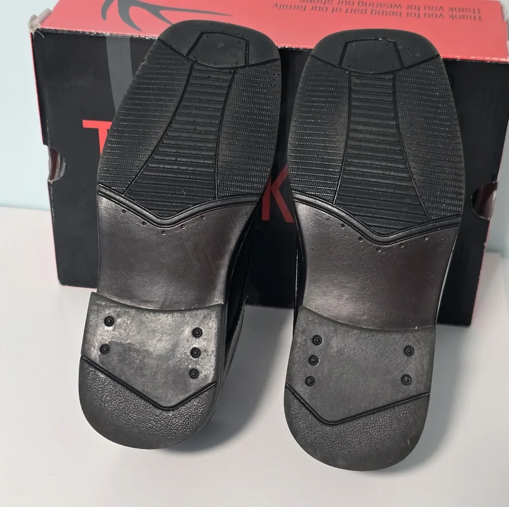 Deer Stags Boys' Size 13.5 Black Dress Shoes
